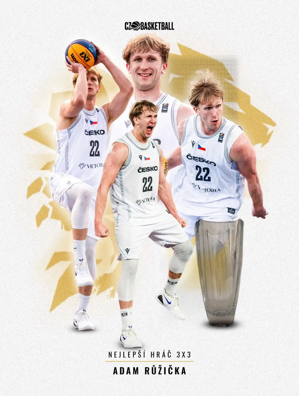 Adam Růžička nejlepším českým hráčem 3x3!